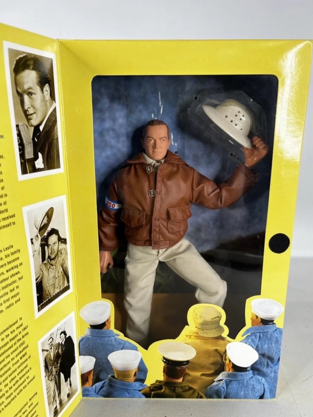 G.I. Joe Classic Collection Bob Hope Action Figure box Vintage